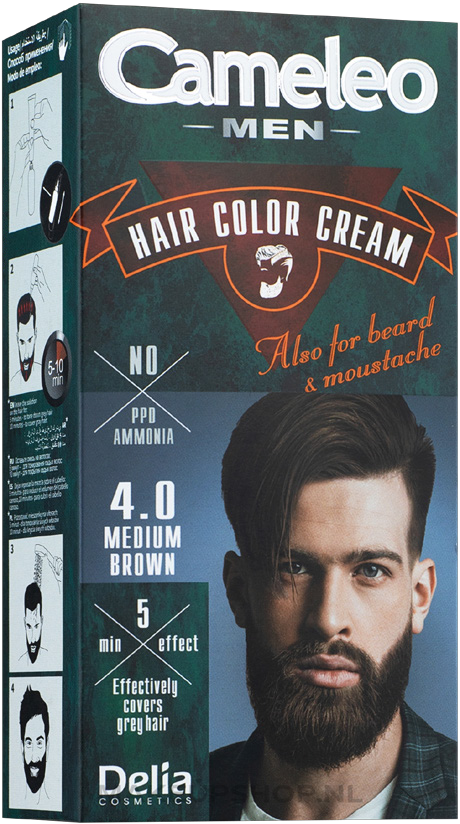 CAMELEO MEN HAIR COLOR 4.0 MEDIUM BROWN