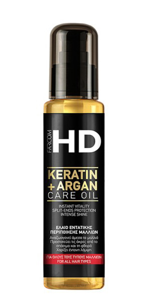 FARCOM HD SERUM PER FLOK 100ML KERATIN + ARGAN Oil