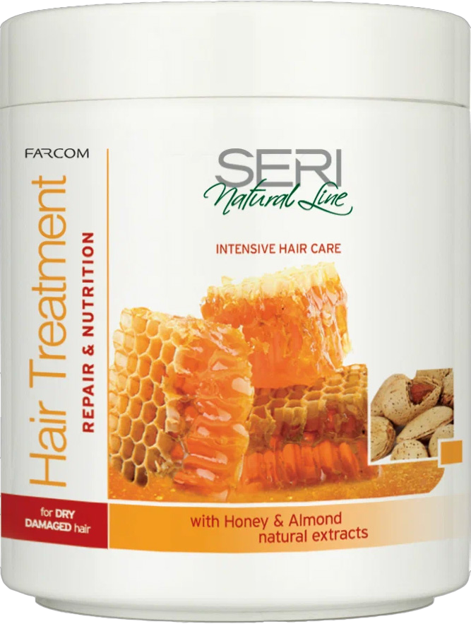 FARCOM MASK 1000ML HONEY & ALMOND DRY DAMAGED