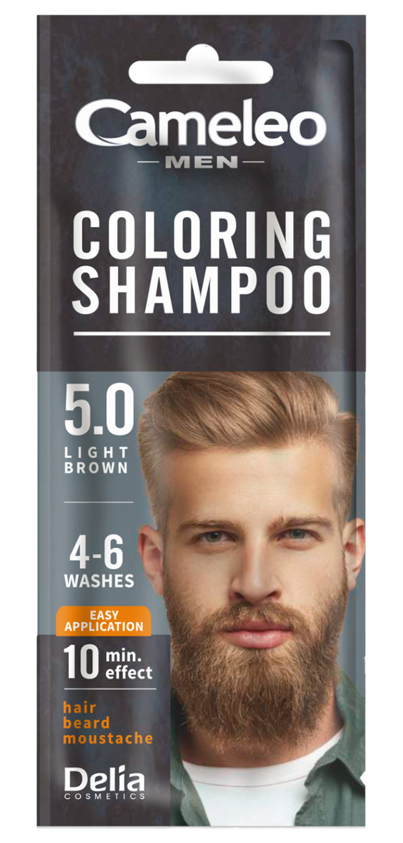MEDIUM BROWN CAMELEO MEN HAIR COLOR 4.0