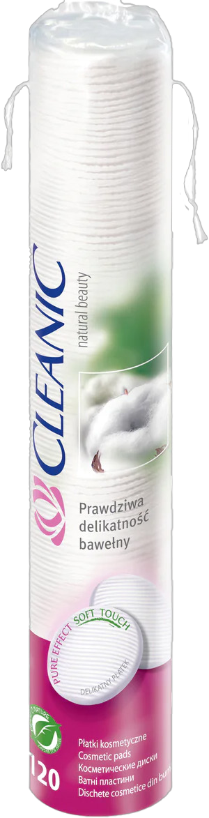 CLEANIC COTTON PADS PURE EFFECT 120PCS