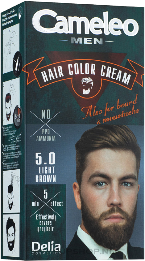 CAMELEO MEN POMADE PER HAIR COLOR 5.0 LIGHT BROWN