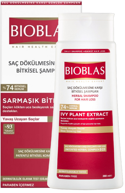 BIOBLAS SHAMPOO BIOBLAS SPEED 360ML PROCYAN LONG 360ML SAGLIKLI UZAMA